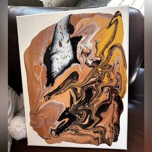 Handcrafted original abstract acrylic paint on canvas wall decor painting